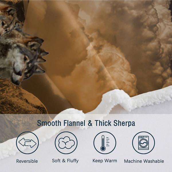 SHERPA WOLF BLANKIE