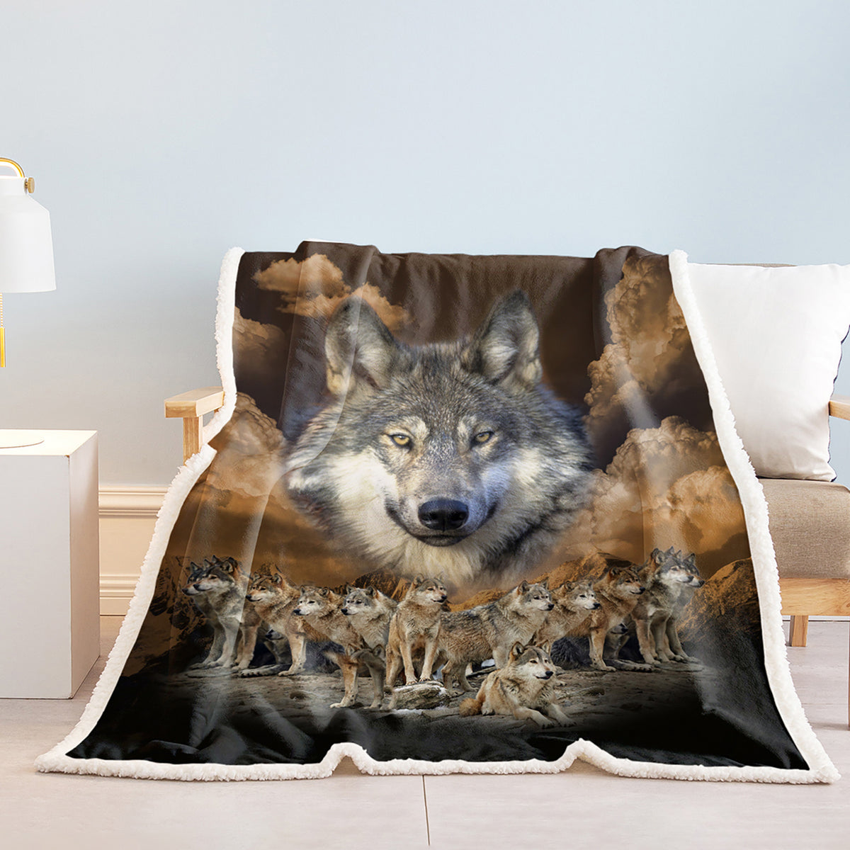 SHERPA WOLF BLANKIE