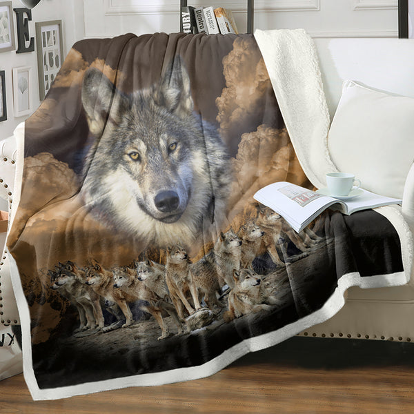 SHERPA WOLF BLANKIE