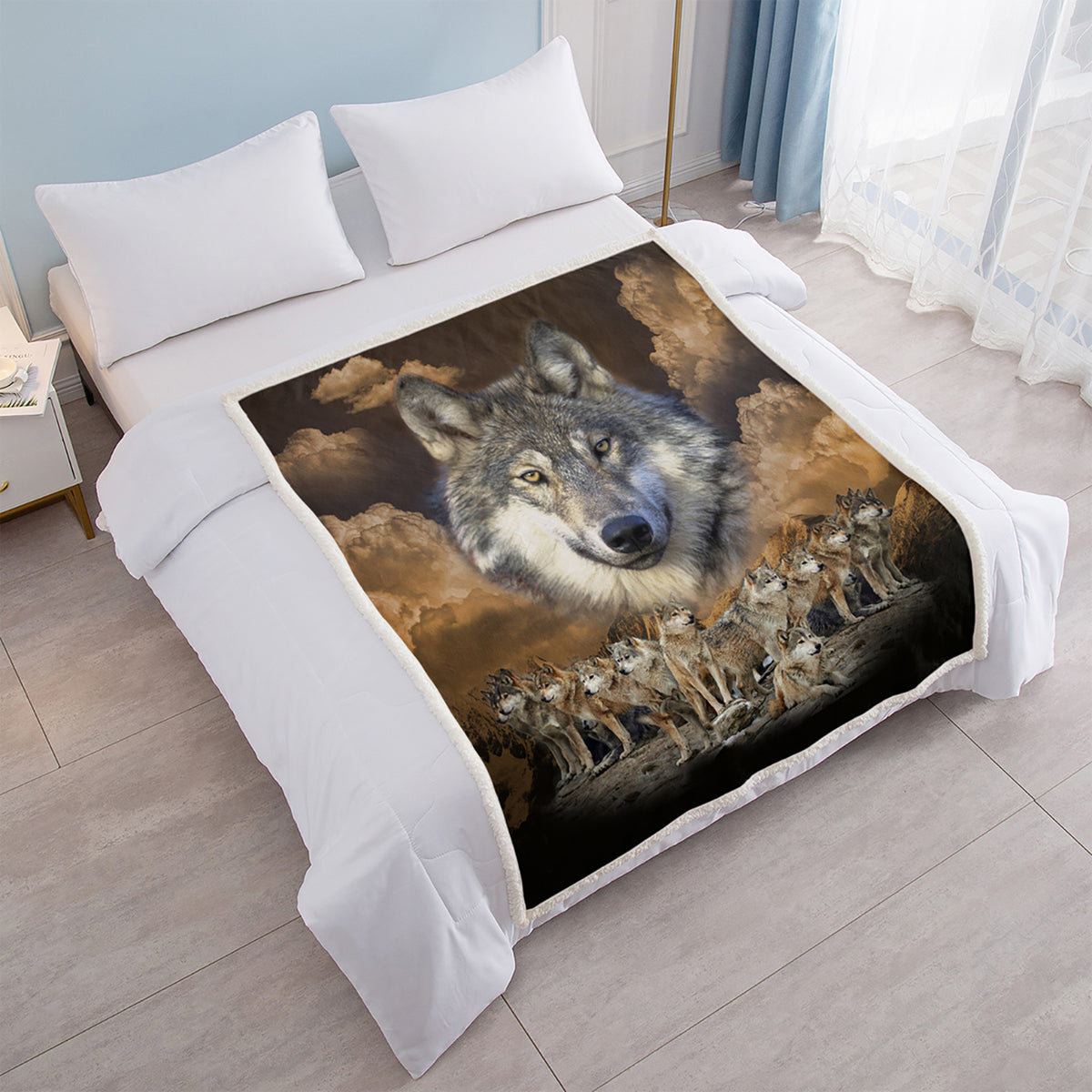 SHERPA WOLF BLANKIE