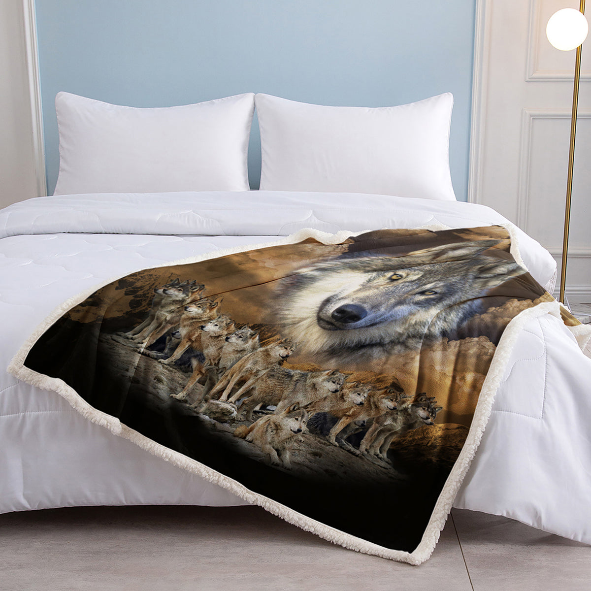 SHERPA WOLF BLANKIE