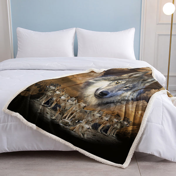 SHERPA WOLF BLANKIE