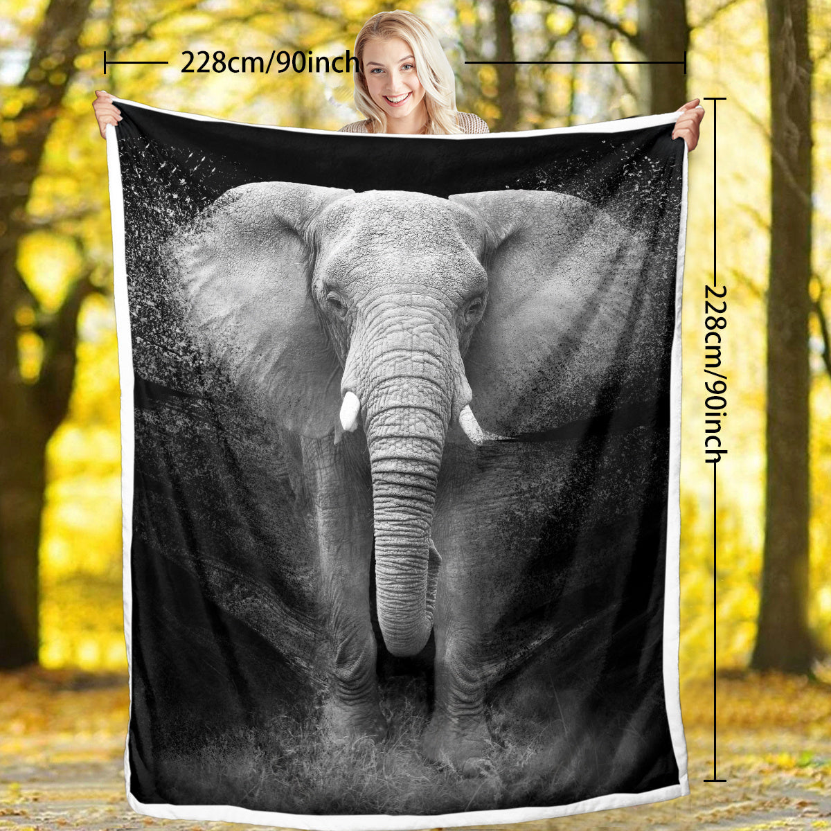SHERPA ELEPHANT BLANKIE
