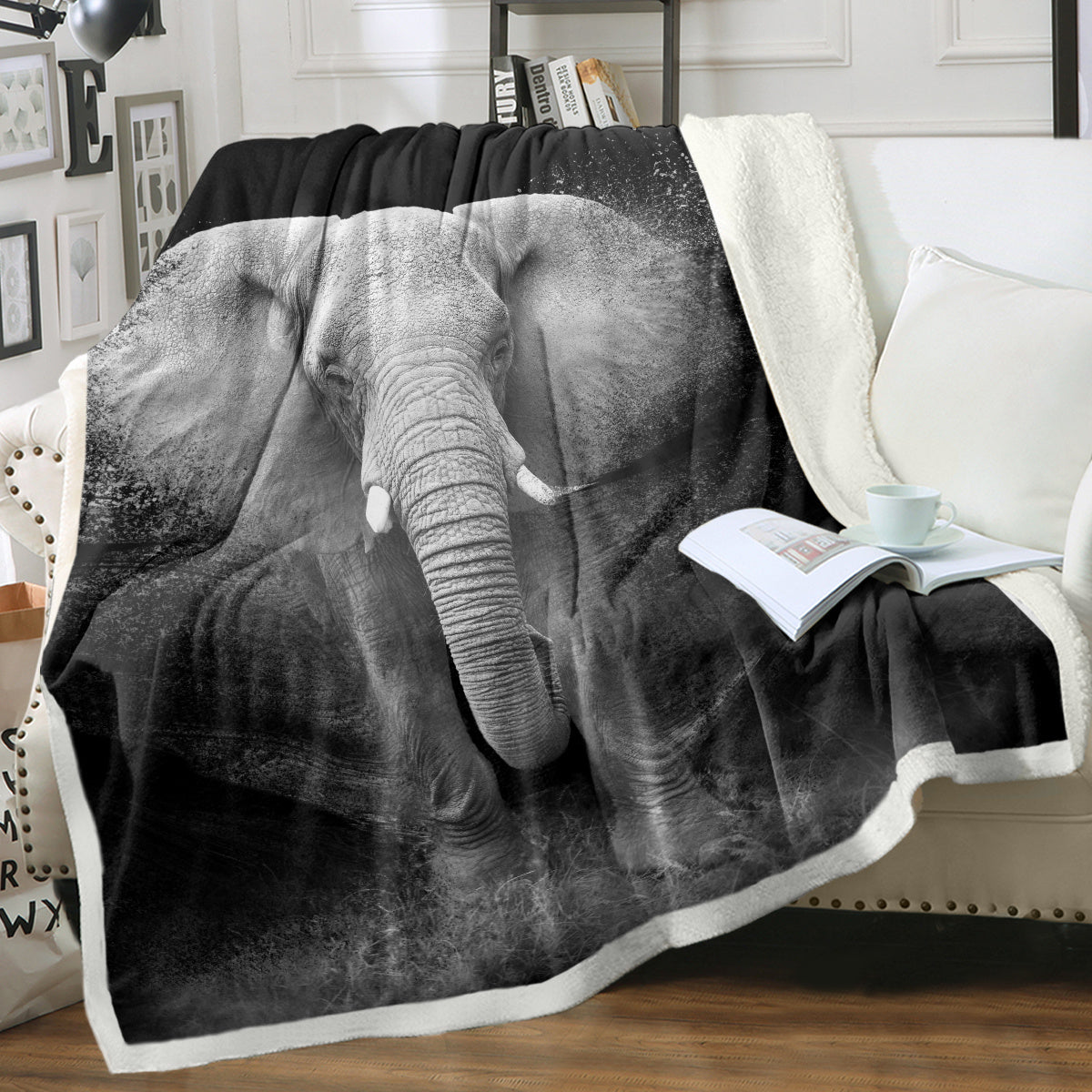 SHERPA ELEPHANT BLANKIE