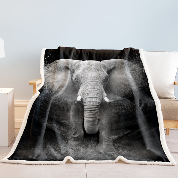 SHERPA ELEPHANT BLANKIE