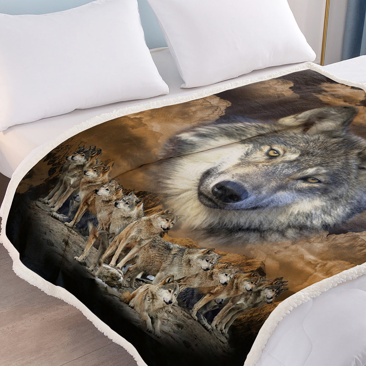 SHERPA WOLF BLANKIE