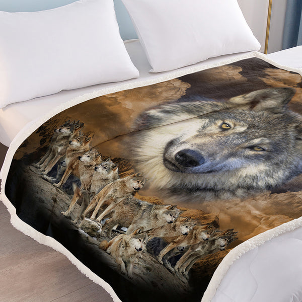 SHERPA WOLF BLANKIE